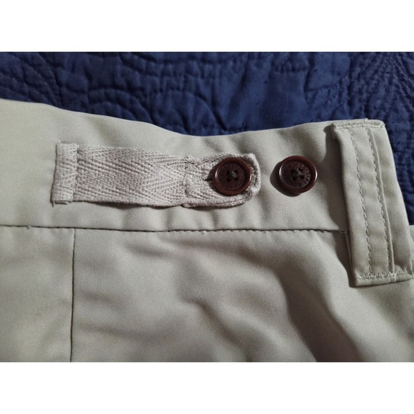 Orvis Pants Mens Size 34 Tan High Rise Straight Leg Casual Career Preppy Class - Picture 5 of 6